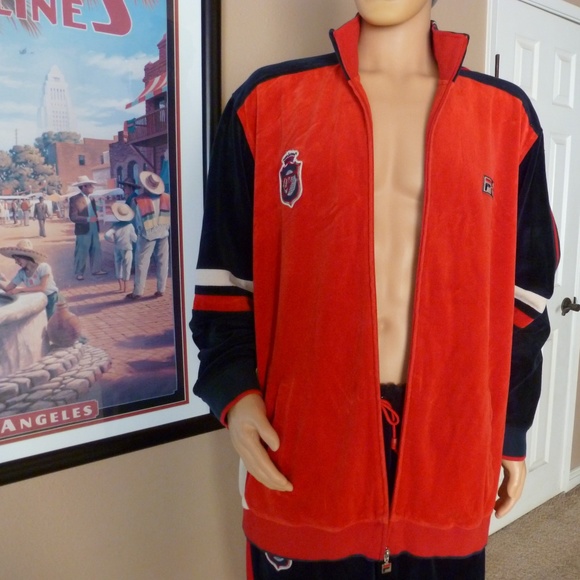 vintage fila sweat suits